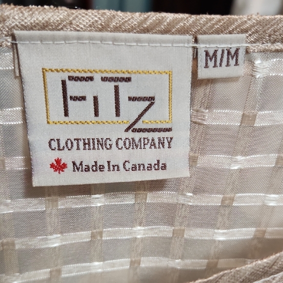 Chic Beige Patterned Tunic by [Brand] - Picture 2 of 3